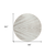 8' Ivory And Beige Round Abstract Washable Indoor Outdoor Area Rug
