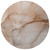 8' Round Taupe Round Abstract Washable Non Skid Indoor Outdoor Area Rug