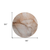 8' Round Taupe Round Abstract Washable Non Skid Indoor Outdoor Area Rug