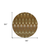 8' Brown Beige And Artichoke Green Round Southwestern Washable Indoor Outdoor Area Rug