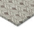 3' X 5' Brown And Beige Geometric Washable Indoor Outdoor Area Rug