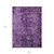 9' X 12' Purple Abstract Washable Non Skid Indoor Outdoor Area Rug