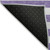 9' X 12' Purple and White Striped Washable Non Skid Indoor Outdoor Area Rug