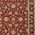 5' X 8' Red Black And Gold Oriental Hand Tufted Area Rug