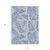 10' X 14' Navy Blue And Denim Blue Geometric Washable Indoor Outdoor Area Rug