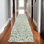 8' Gray And Ivory Wool Geometric Hand Tufted Runner Rug