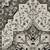 8' X 11' Ivory And Gray Medallion Area Rug With Fringe