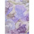 10' X 14' Gray and Purple Abstract Washable Non Skid Indoor Outdoor Area Rug
