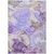 10' X 14' Gray and Purple Abstract Washable Non Skid Indoor Outdoor Area Rug