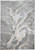 4' X 6' Gray and Ivory Abstract Power Loom Area Rug