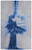 5' X 8' Blue And Gray Abstract Hand Tufted Area Rug
