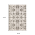 8' X 11' Ivory And Gray Oriental Area Rug