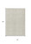 8' X 10' Beige And Ivory Geometric Washable Indoor Outdoor Area Rug