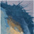 5' X 8' Blue Gold And Gray Abstract Hand Tufted Area Rug