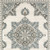 8' X 11' Brown And Blue Medallion Area Rug