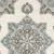 8' X 11' Brown And Blue Medallion Area Rug