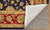 8' X 10' Blue Red And Gold Oriental Hand Tufted Area Rug