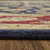 8' X 10' Blue Red And Gold Oriental Hand Tufted Area Rug