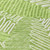 8' Lime Green And Ivory Round Floral Washable Indoor Outdoor Area Rug
