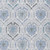 8' X 10' Gray And Denim Blue Medallion Washable Indoor Outdoor Area Rug