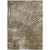 9' X 12' Chocolate Abstract Washable Non Skid Indoor Outdoor Area Rug