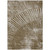 9' X 12' Chocolate Abstract Washable Non Skid Indoor Outdoor Area Rug
