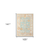 9' X 12' Blue and Orange Floral Stain Resistant Indoor Outdoor Area Rug