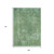 9' X 12' Sage And Mint Green Abstract Washable Indoor Outdoor Area Rug