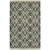 8' X 10' Dark Gray And Ivory Wool Geometric Hand Hooked Area Rug