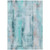 8' X 10' Teal Washable Non Skid Indoor Outdoor Area Rug