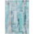 8' X 10' Teal Washable Non Skid Indoor Outdoor Area Rug