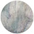 8' Round Ivory Round Abstract Washable Non Skid Indoor Outdoor Area Rug