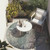 8' Round Ivory Round Abstract Washable Non Skid Indoor Outdoor Area Rug