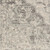 7' Ivory And Gray Floral Medallion Distressed Runner Rug
