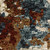 10' X 13' Beige Rust And Teal Abstract Distressed Area Rug With Fringe