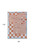 8' X 11' Blue and Red Geometric Non Skid Area Rug