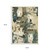 5' X 8' Beige Blue And Brown Abstract Area Rug