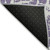 10' X 14' Purple and White Abstract Washable Non Skid Indoor Outdoor Area Rug