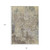 8' X 10' Beige And Brown Abstract Washable Indoor Outdoor Area Rug