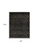 8' X 10' Black and Ivory Abstract Power Loom Distressed Area Rug