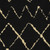 8' X 10' Black and Ivory Abstract Power Loom Distressed Area Rug