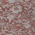 8' Orange Gray And Silver Round Floral Washable Indoor Outdoor Area Rug