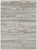 7' X 10' Ivory and Gray Abstract Power Loom Distressed Area Rug
