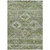 8' X 10' Olive Green And Fern Green Southwestern Washable Indoor Outdoor Area Rug