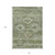 8' X 10' Olive Green And Fern Green Southwestern Washable Indoor Outdoor Area Rug