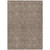 8' X 10' Brown And Ivory Geometric Washable Indoor Outdoor Area Rug