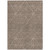 8' X 10' Brown And Ivory Geometric Washable Indoor Outdoor Area Rug