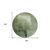 8' Artichoke Green And Sage Round Abstract Washable Indoor Outdoor Area Rug
