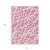 10' X 14' Pink and Ivory Abstract Washable Non Skid Indoor Outdoor Area Rug