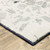 12' Runner Grey Teal and Green Abstract Power Loom Runner Rug